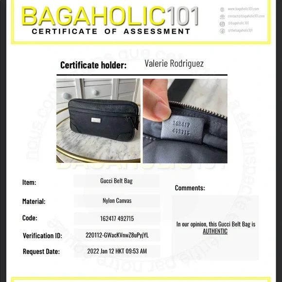 ✨Vintage Gucci GG Supreme Belt Bag Fanny Pack Bumbag Beige Coated Canvas Italy✨ - Picture 16 of 16